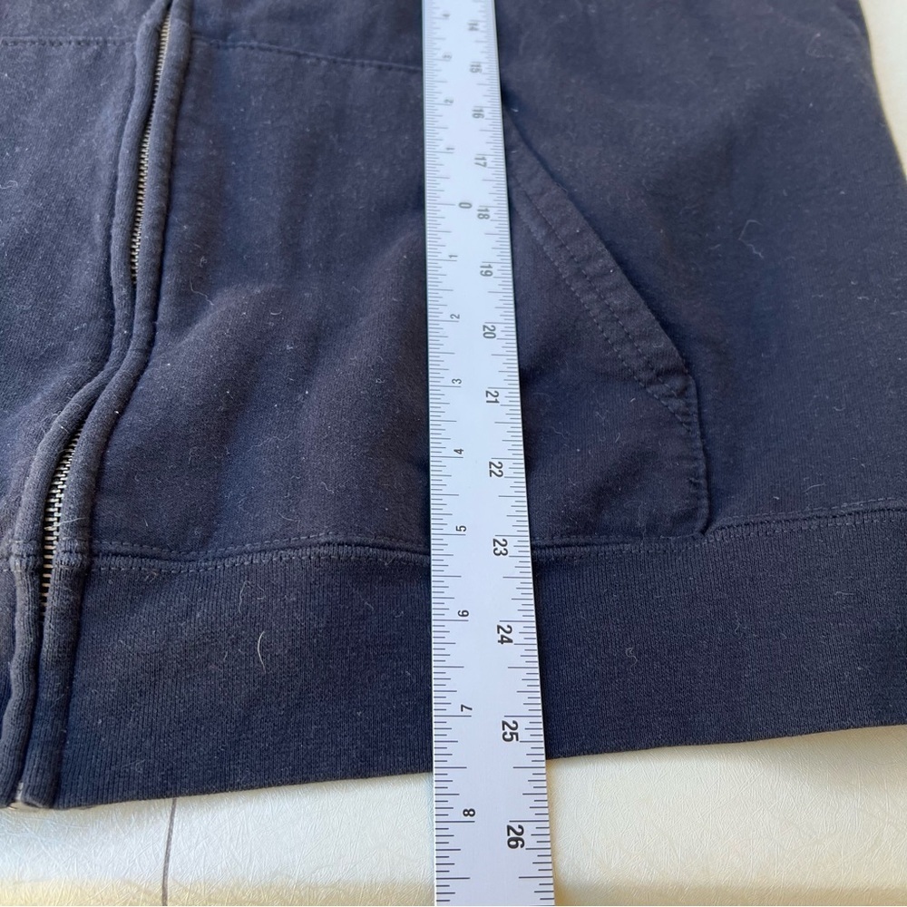 Harley-Davidson Black Hoodie with Orange Skull Design Men Size Large - Picture 6 of 8